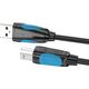 Kabel USB Vention USB-A - USB-B 3 m Czarny (VAS-A16-B300)