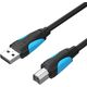 Kabel USB Vention USB-A - USB-B 3 m Czarny (VAS-A16-B300)