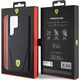 Ferrari Ferrari FEHMS24LP3BAK S24 Ultra S928 czarny/black hardcase Hot Stamp V Lines MagSafe