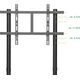InLine InLine® TV Cart, for LED-TV 37"-80" (94-203cm), max. 80kg