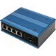 Switch Digitus Digitus 4-portowy przełącznik sieciowy Fast Ethernet PoE, przemysłowy, niezarządzany, 1 łącze SFP