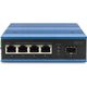 Switch Digitus Digitus 4-portowy przełącznik sieciowy Gigabit Ethernet PoE, przemysłowy, niezarządzany, 1 łącze SFP