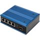 Switch Digitus Digitus 4-portowy przełącznik sieciowy Gigabit Ethernet PoE, przemysłowy, niezarządzany, 1 łącze SFP