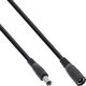 Kabel zasilający InLine InLine® DC extension cable, DC plug male/female 5.5x2.1mm, 1m