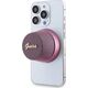 Guess Głośnik Bluetooth Guess Magnetic Script Metal - różowy
