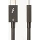 Kabel USB StarTech Thunderbolt - Thunderbolt 0.5 m Czarny (TBLT4MM50CM)