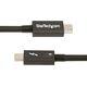 Kabel USB StarTech Thunderbolt - Thunderbolt 0.5 m Czarny (TBLT4MM50CM)