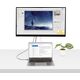 Kabel USB StarTech Thunderbolt - Thunderbolt 0.5 m Czarny (TBLT4MM50CM)
