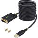 Kabel USB StarTech USB-A - D-Sub (VGA) 3 m Czarny (1P10FFC-USB-SERIAL)