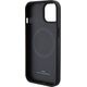 BMW BMW Leather Hot Stamp MagSafe - Etui iPhone 15 (Czarny)