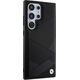 BMW BMW Signature Leather Crossing Lines Pattern - Etui Samsung Galaxy S24 Ultra (czarny)
