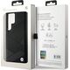 BMW BMW Signature Leather Crossing Lines Pattern - Etui Samsung Galaxy S24 Ultra (czarny)
