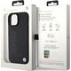 BMW BMW Leather Hot Stamp - Etui iPhone 15 (czarny)
