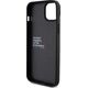 BMW BMW Leather Carbon Blue Line - Etui iPhone 15 Plus (czarny)