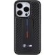 BMW BMW Grip Stand Smooth & Carbon - Etui iPhone 15 Pro (czarny)