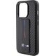 BMW BMW Grip Stand Smooth & Carbon - Etui iPhone 15 Pro (czarny)