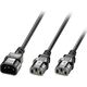Kabel zasilający Lindy CABLE POWER C14 TO 2 X C13/1M 30363 LINDY