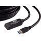 Kabel USB Aten USB-A - USB-C 10 m Czarny (UE331C)