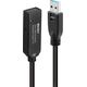Kabel USB Lindy USB-A - USB-C 10 m Czarny (43376)