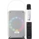 Głośnik Lenco LENCO BTC-060 Bluetooth-Lautsprecher Karaokefunktion weiß