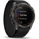 Zegarek sportowy Garmin Smartwatch  męski Garmin 010-02754-01 czarny pasek