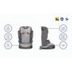 Fotelik samochodowy Graco Graco Affix i-Size - fotelik automobilinis 100-150 cm | Iron