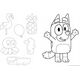 Trefl PUZZLE 15 GIANT Przygoda z Bluey 42010