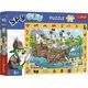 Trefl PUZZLE 100 Obserwacyjne SpyGuy-StatekPiracki 15594
