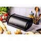 Chlebak KingHoff CHLEBAK STALOWY 44CM MATOWY CZARNY KINGHOFF KH-1834