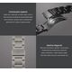 Uniq UNIQ pasek Osta Apple Watch 42/44/45/ 49mm Series 1/2/3/4/5/6/7/8/9/SE/SE2/Ultra/Ultra 2 Stainless Steel czarny/midnight black