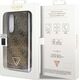 Guess Guess GUHCZFD5P4TDPW F946 Z Fold5 brązowy/brown hardcase Leather 4G Triangle Strass