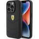 Ferrari Ferrari FEHCP15LRDUK iPhone 15 Pro 6.1" czarny/black hardcase Quilted Metal Logo