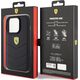 Ferrari Ferrari FEHCP15LRDUK iPhone 15 Pro 6.1" czarny/black hardcase Quilted Metal Logo