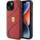 Ferrari Ferrari FEHCP15SPTWR iPhone 15 / 14 / 13 6.1" czerwony/red hardcase Twist Metal Logo