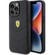 Ferrari Ferrari FEHCP15XRDUK iPhone 15 Pro Max 6.7" czarny/black hardcase Quilted Metal Logo