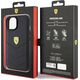 Ferrari Ferrari FEHCP15SRDUK iPhone 15 / 14 / 13 6.1" czarny/black hardcase Quilted Metal Logo