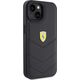 Ferrari Ferrari FEHCP15SRDUK iPhone 15 / 14 / 13 6.1" czarny/black hardcase Quilted Metal Logo