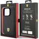 Ferrari Ferrari FEHMP15LPTEK iPhone 15 Pro 6.1" czarny/black hardcase Carbon Metal Logo MagSafe