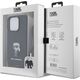 Karl Lagerfeld Karl Lagerfeld KLHCP15LSASKNPSK iPhone 15 Pro 6.1" hardcase czarny/black Crossbody Saffiano Monogram Metal Pin Karl & Choupette