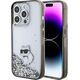 Karl Lagerfeld Karl Lagerfeld KLHCP15XLKCNSK iPhone 15 Pro Max 6.7" transparent hardcase Liquid Glitter Choupette
