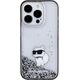 Karl Lagerfeld Karl Lagerfeld KLHCP15XLKCNSK iPhone 15 Pro Max 6.7" transparent hardcase Liquid Glitter Choupette