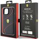 Ferrari Ferrari FEHCP15SPTWK iPhone 15 / 14 / 13 6.1" czarny/black hardcase Twist Metal Logo