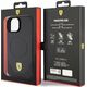 Ferrari Ferrari FEHMP15SPTEK iPhone 15 / 14 / 13 6.1" czarny/black hardcase Carbon Metal Logo MagSafe