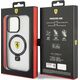 Ferrari Ferrari FEHMP15LUSCAH iPhone 15 Pro 6.1" transparent hardcase Ring Stand 2023 Collection MagSafe