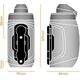 Fidlock Fidlock Twist Bottle 450 + Bottle Connector clear black