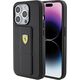 Ferrari Ferrari FEHCP15SGSPSIK iPhone 15 / 14 / 13 6.1" czarny/black hardcase Grip Stand Metal Logo