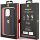 Ferrari Ferrari FEHCP15SGSPSIK iPhone 15 / 14 / 13 6.1" czarny/black hardcase Grip Stand Metal Logo