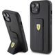 Ferrari Ferrari FEHCP15SGSPSIK iPhone 15 / 14 / 13 6.1" czarny/black hardcase Grip Stand Metal Logo
