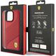Ferrari Ferrari FEHCP15LPWAR iPhone 15 Pro 6.1" czerwony/red hardcase Perforated Waves Metal Logo