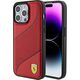Ferrari Ferrari FEHCP15LPWAR iPhone 15 Pro 6.1" czerwony/red hardcase Perforated Waves Metal Logo